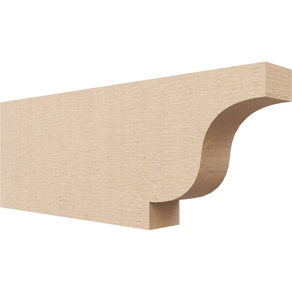 Ekena Millwork 2in. W x 6in. H x 16in. L Newport Woodgrain TimberThane Rafter Tail, Primed Tan RFTUR02X06X16NEWRCPR - main